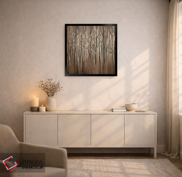 تابلو انتزاعی ایهام، اشاره کنایه آمیز اثر ماژا - D6B