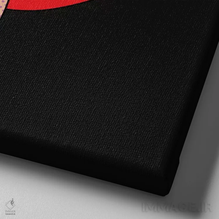 تابلو دکوراتیو "هیس" اثر مارک اشکنازی - نمای نزدیک بافت بوم