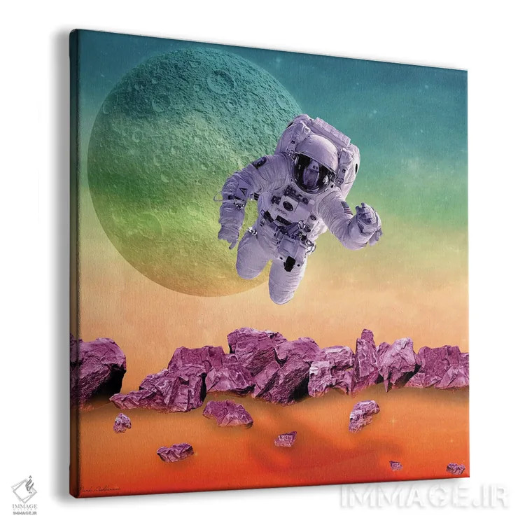 تابلو دکوراتیو "فضا ۲" اثر مارک اشکنازی - نمای پرسپکتیو محصول