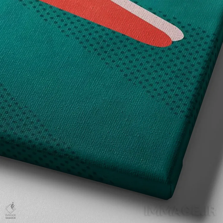 تابلو دکوراتیو "تندیس آزادی" اثر مارک اشکنازی - نمای نزدیک بافت بوم