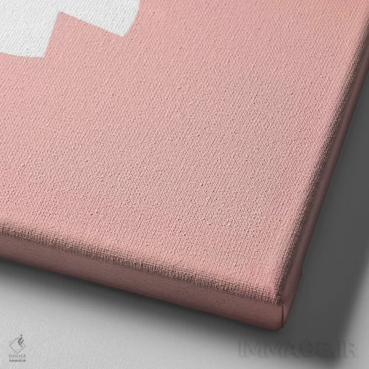 تابلو دکوراتیو "آدامس حبابی" اثر مارک اشکنازی - نمای نزدیک بافت بوم