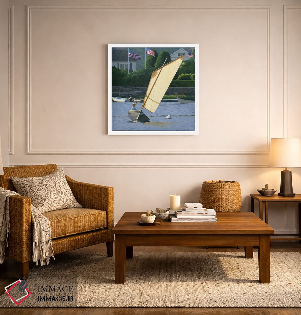 تابلو دکوراتیو بادبانی در چهارم ژوئیه اثر مایکل جی. هارل - D5W