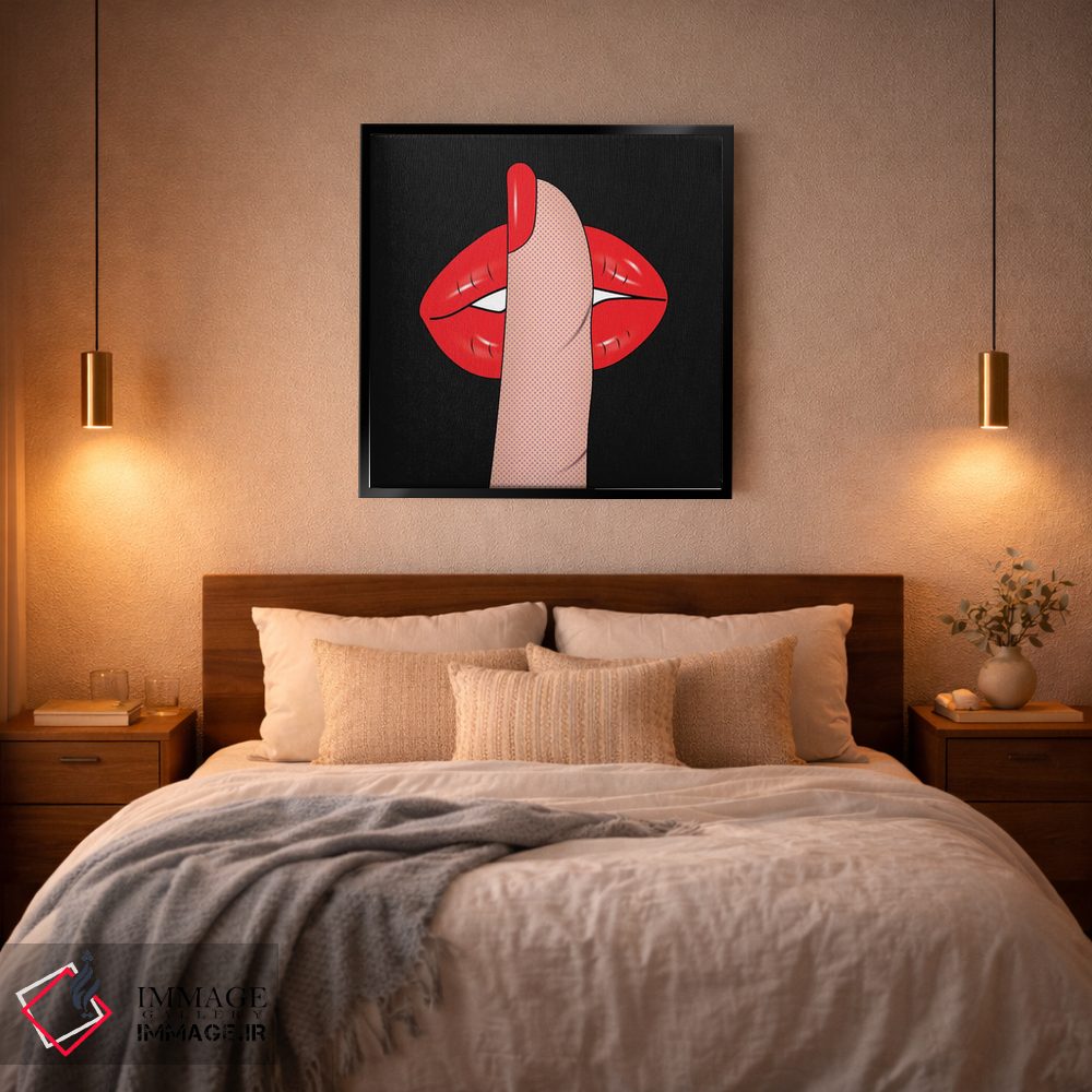 تابلو دکوراتیو "هیس" اثر مارک اشکنازی - D2B