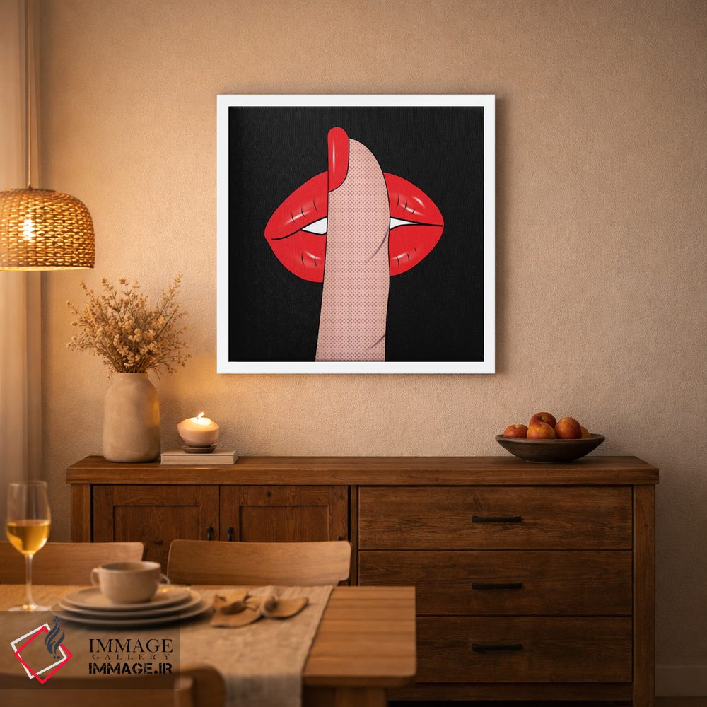 تابلو دکوراتیو "هیس" اثر مارک اشکنازی - D1W