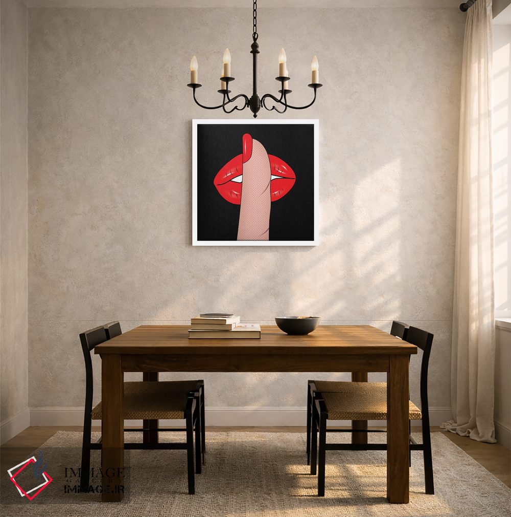 تابلو دکوراتیو "هیس" اثر مارک اشکنازی - D3W