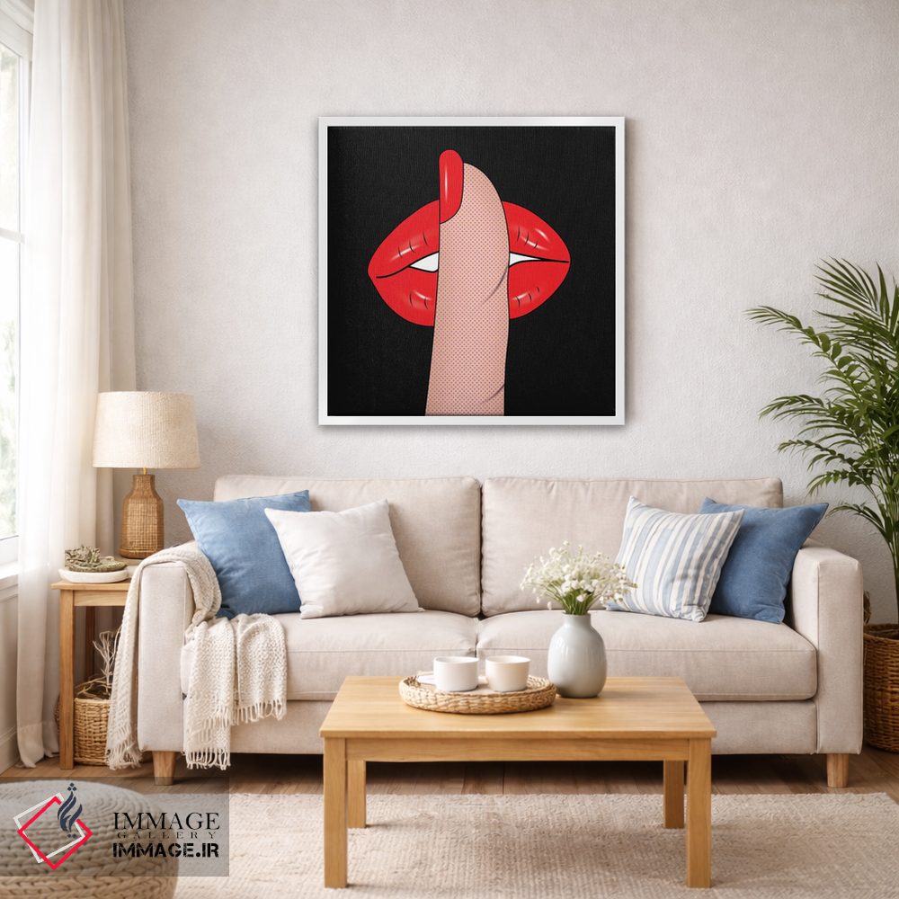 تابلو دکوراتیو "هیس" اثر مارک اشکنازی - D4W