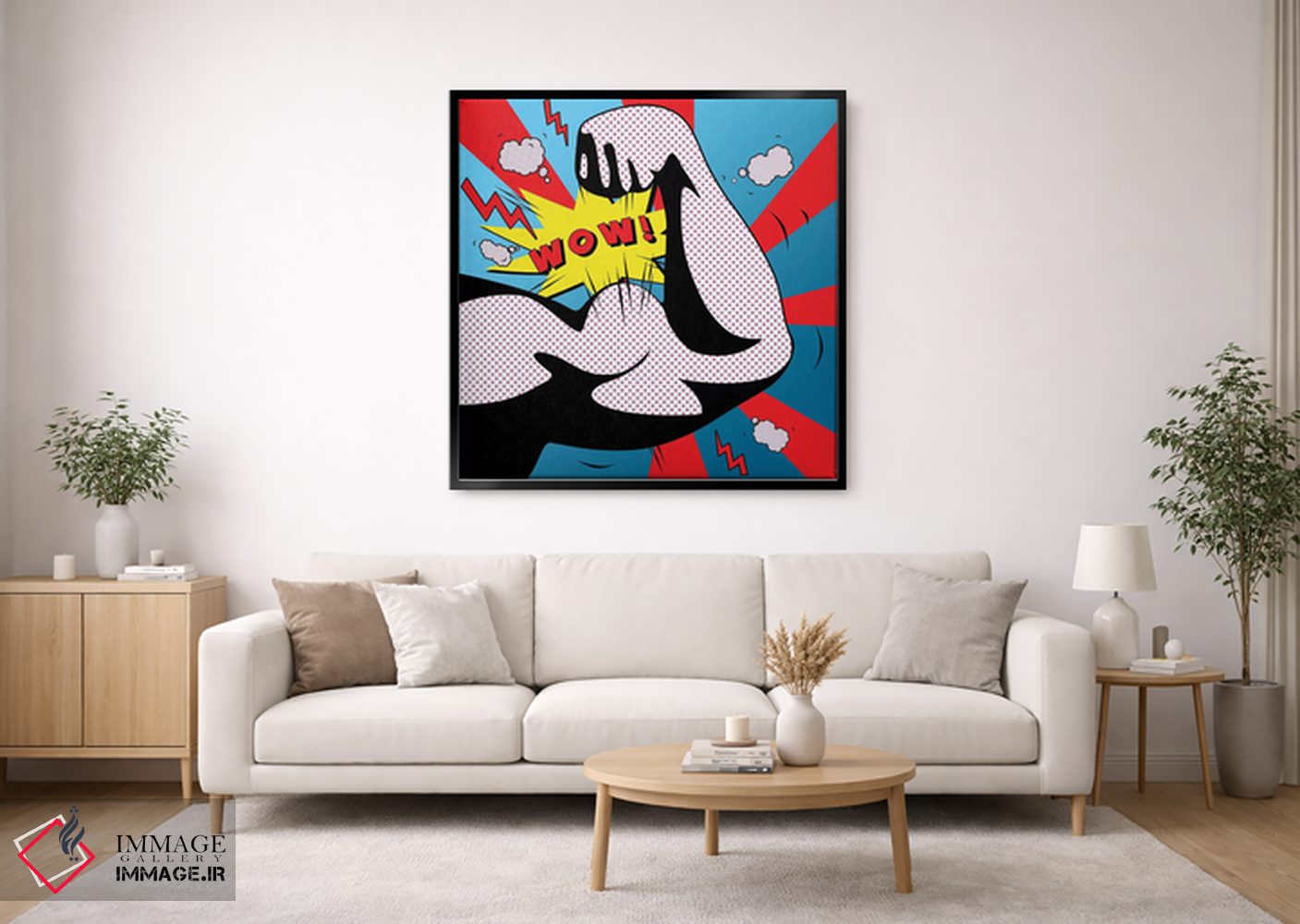 تابلو دکوراتیو "واو ۳" اثر مارک اشکنازی - D1B