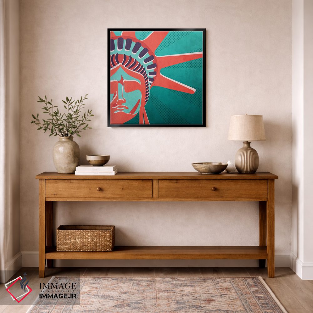 تابلو دکوراتیو "تندیس آزادی" اثر مارک اشکنازی - D6B