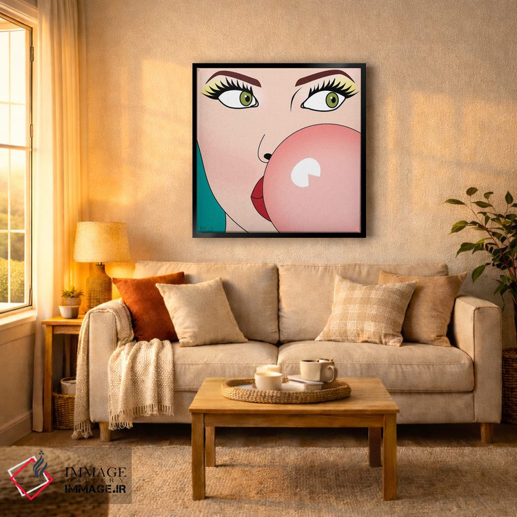 تابلو دکوراتیو "آدامس حبابی" اثر مارک اشکنازی - D6B