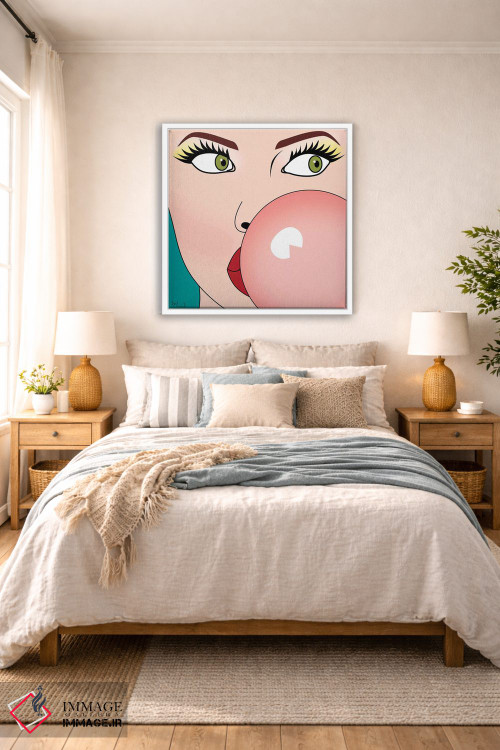 تابلو دکوراتیو "آدامس حبابی" اثر مارک اشکنازی - D5W