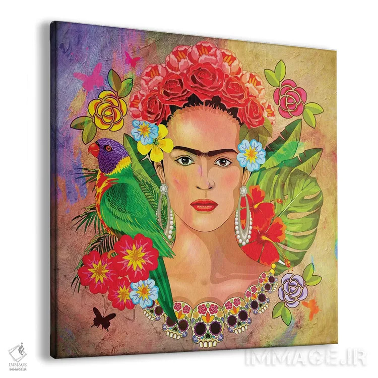 تابلو دکوراتیو "فریدا کالو ۳" اثر مارک اشکنازی - نمای پرسپکتیو محصول