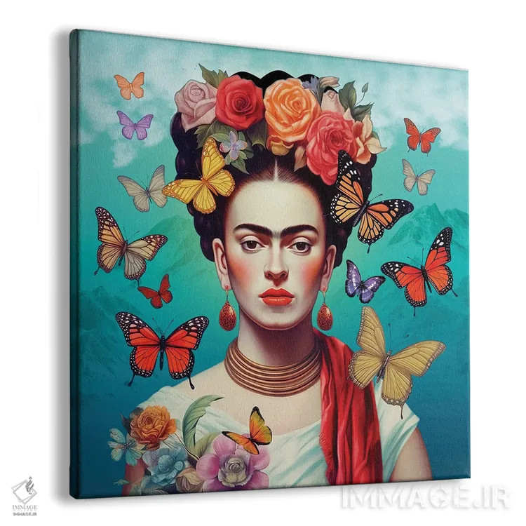 تابلو دکوراتیو "فریدا کالو ۴" اثر مارک اشکنازی - نمای پرسپکتیو محصول
