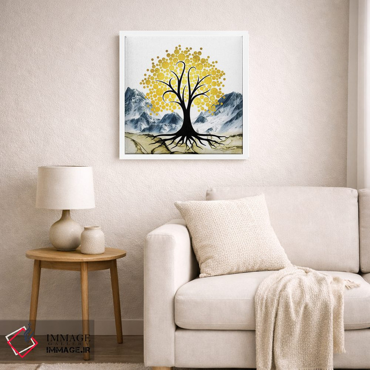 تابلو دکوراتیو "درخت طلایی ۲" اثر مارک اشکنازی - D6W