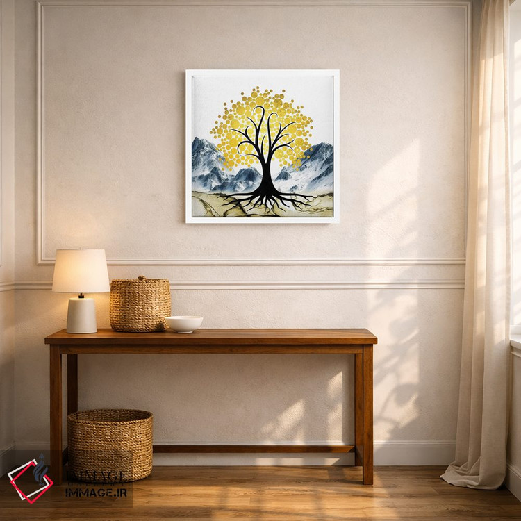 تابلو دکوراتیو "درخت طلایی ۲" اثر مارک اشکنازی - D5W