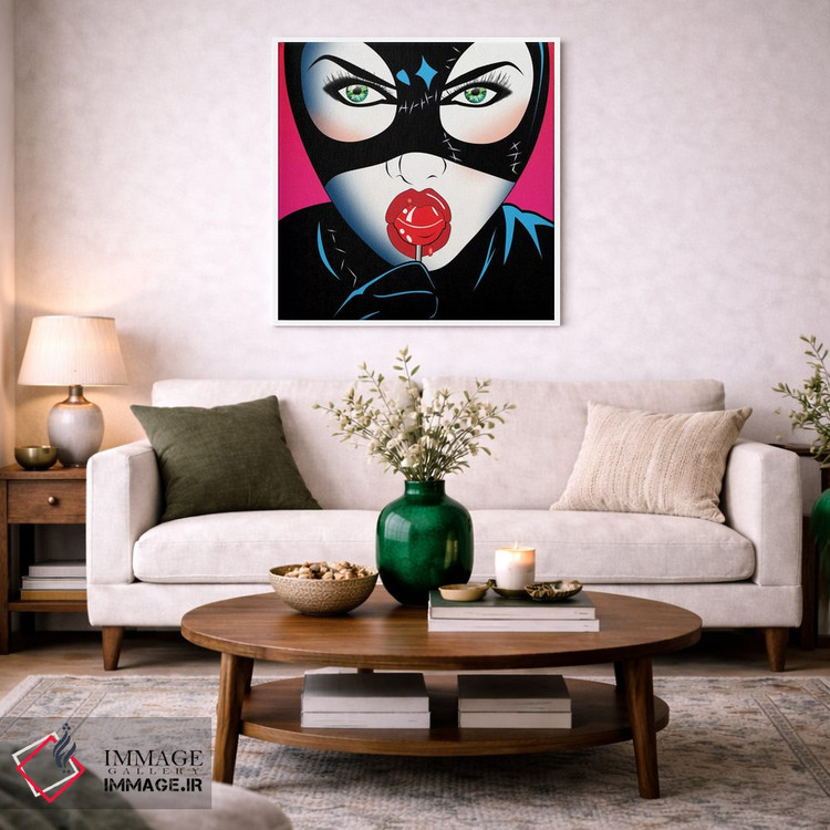 تابلو دکوراتیو "زن گربه ای ۳" اثر مارک اشکنازی - D3W