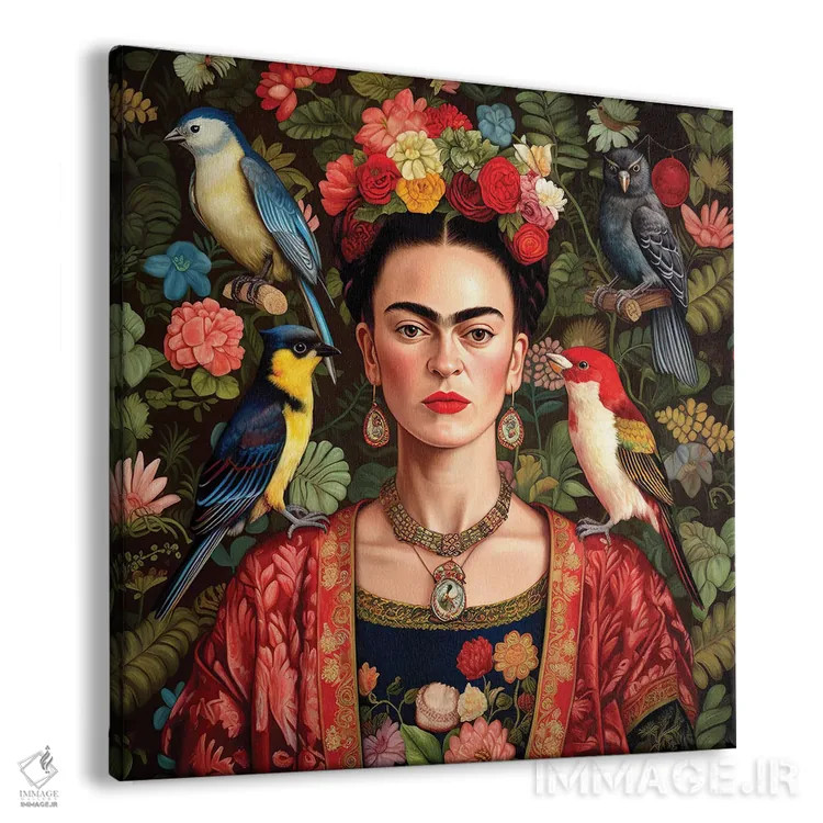 تابلو دکوراتیو "فریدا کالو ۵" اثر مارک اشکنازی - نمای پرسپکتیو محصول
