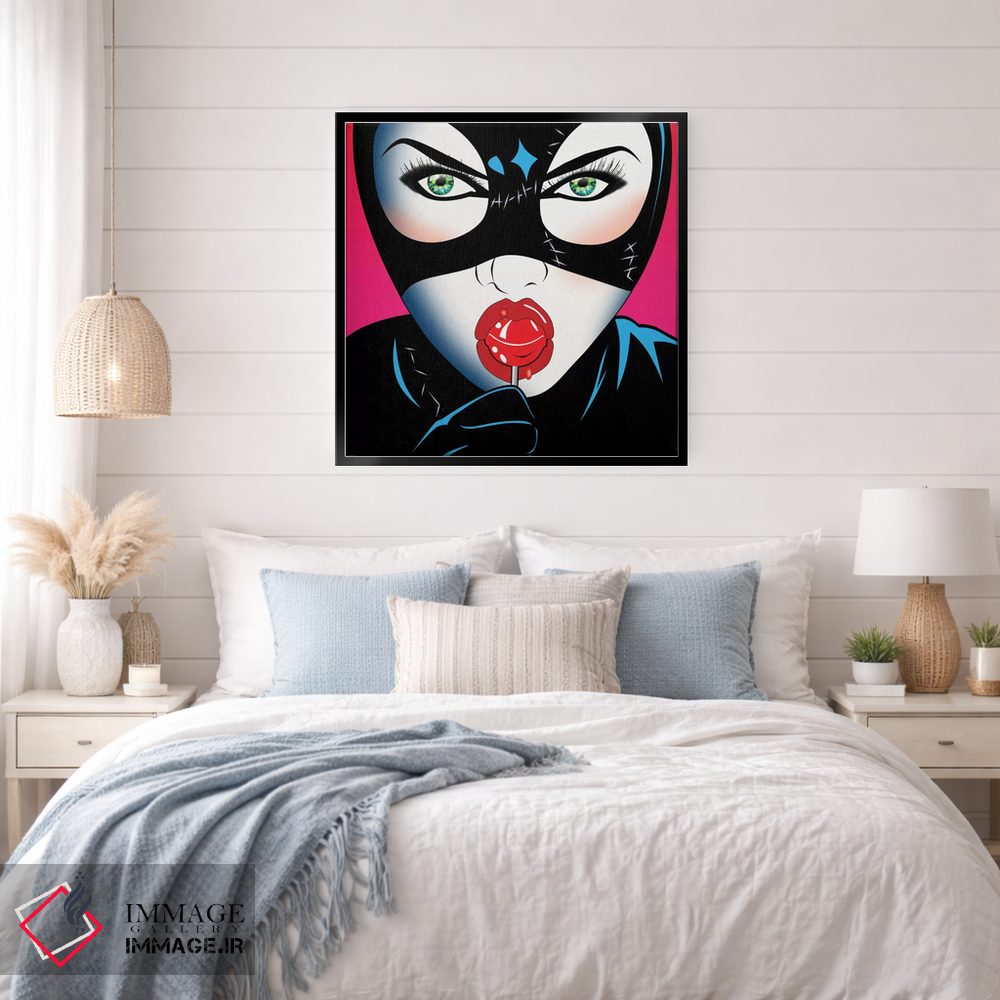 تابلو دکوراتیو "زن گربه ای ۳" اثر مارک اشکنازی - D6B