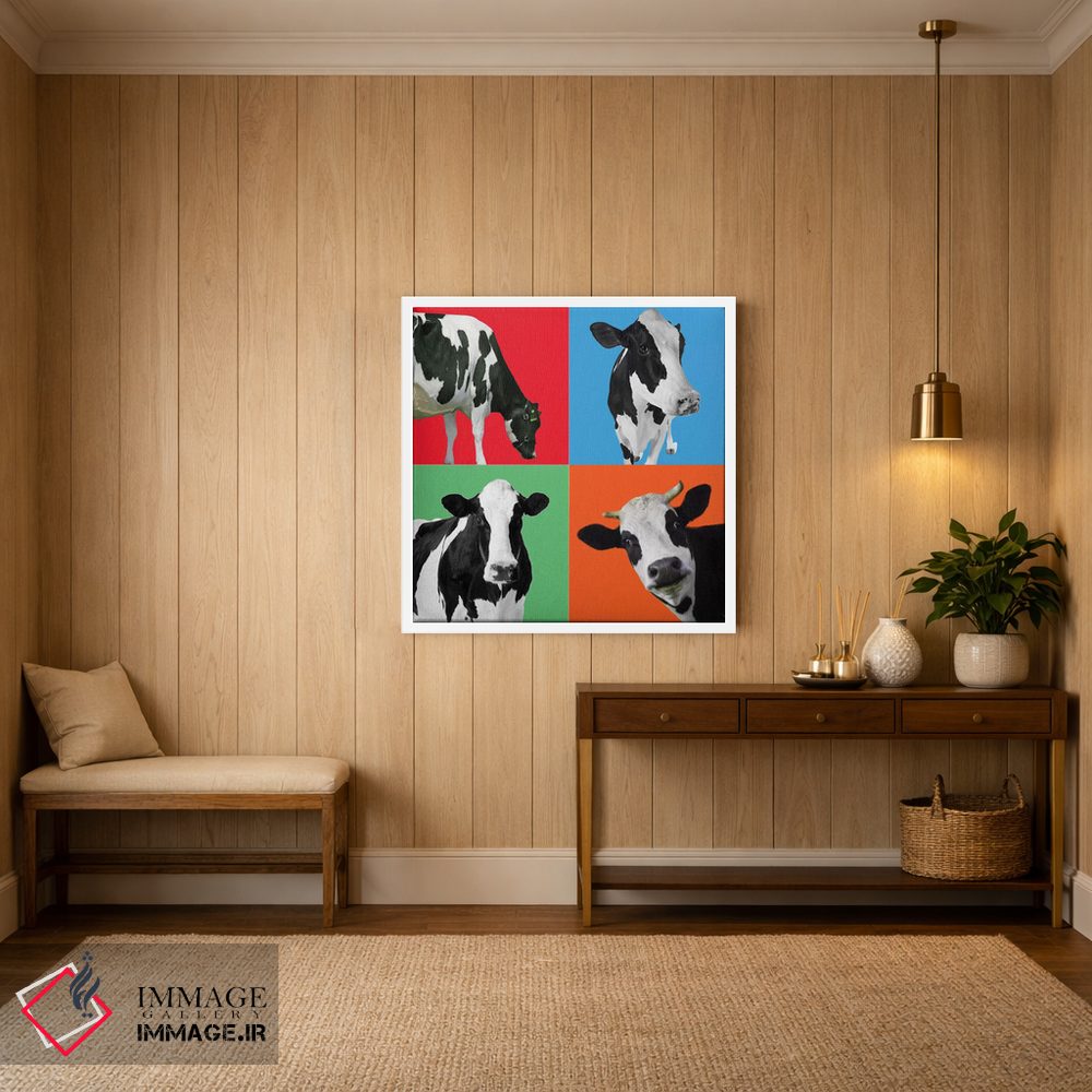 تابلو دکوراتیو "گاو ۳" اثر مارک اشکنازی - D2W