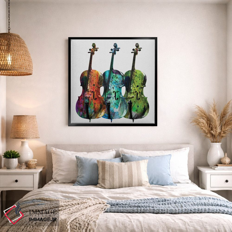 تابلو دکوراتیو "ویولنسل ها" اثر مارک اشکنازی - D1B