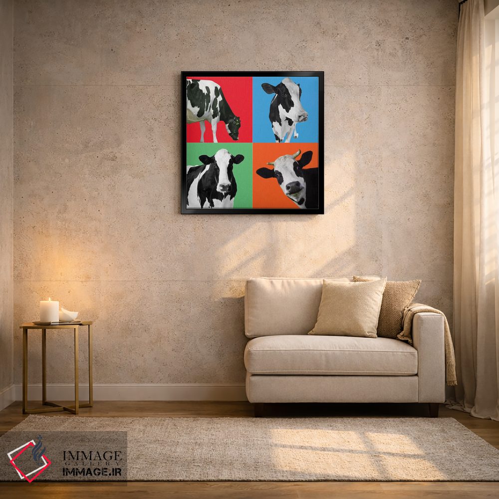 تابلو دکوراتیو "گاو ۳" اثر مارک اشکنازی - D3B