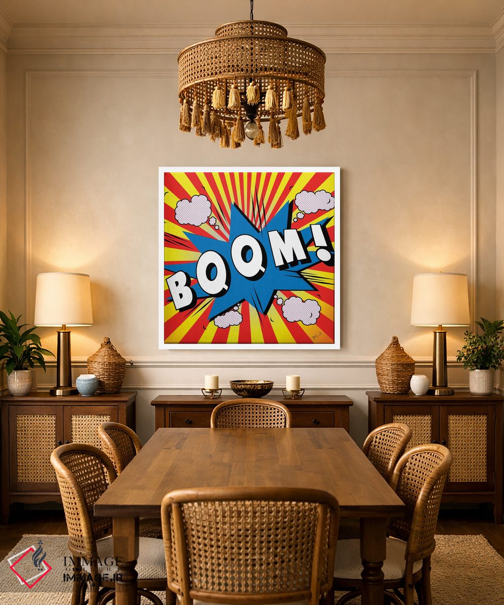 تابلو دکوراتیو "بوم" اثر مارک اشکنازی - D3W