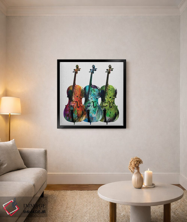 تابلو دکوراتیو "ویولنسل ها" اثر مارک اشکنازی - D4B