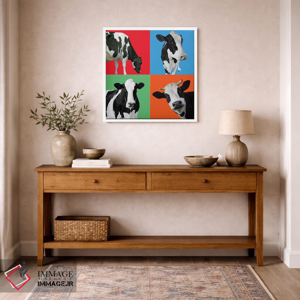 تابلو دکوراتیو "گاو ۳" اثر مارک اشکنازی - D5W