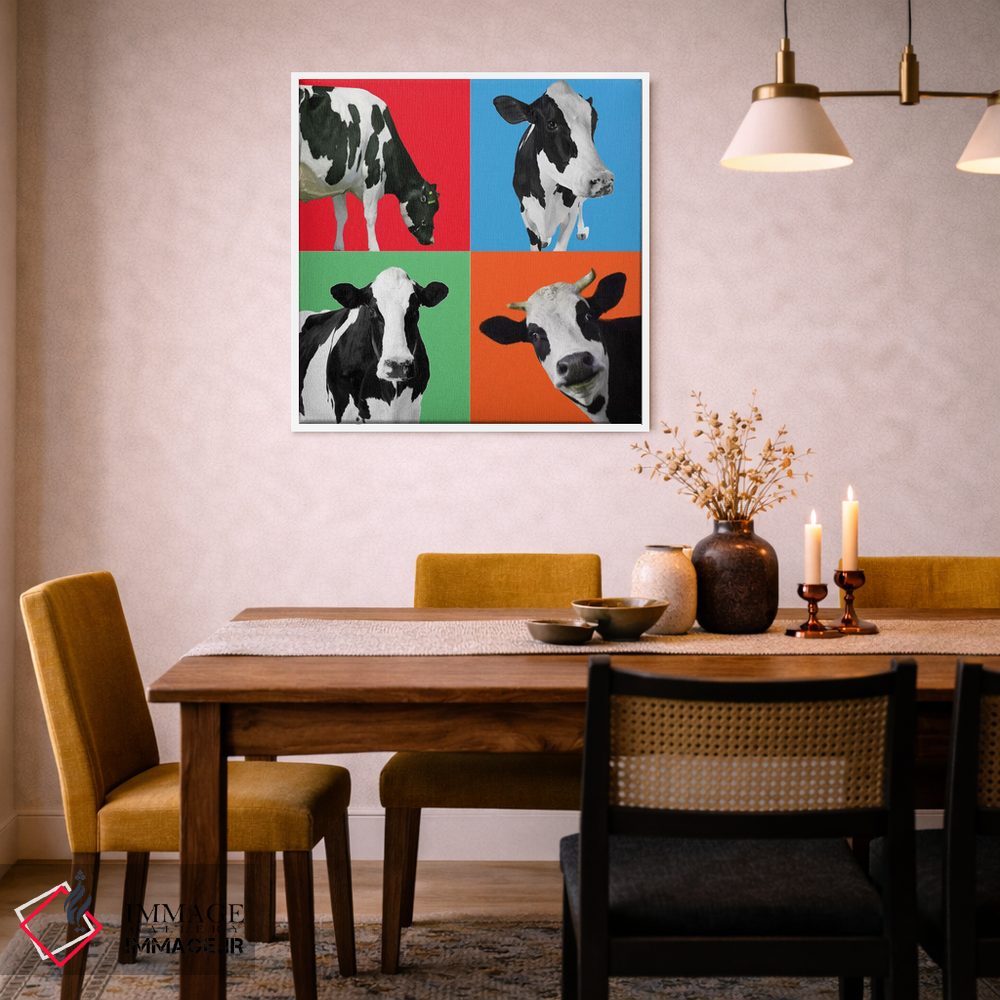 تابلو دکوراتیو "گاو ۳" اثر مارک اشکنازی - D6W
