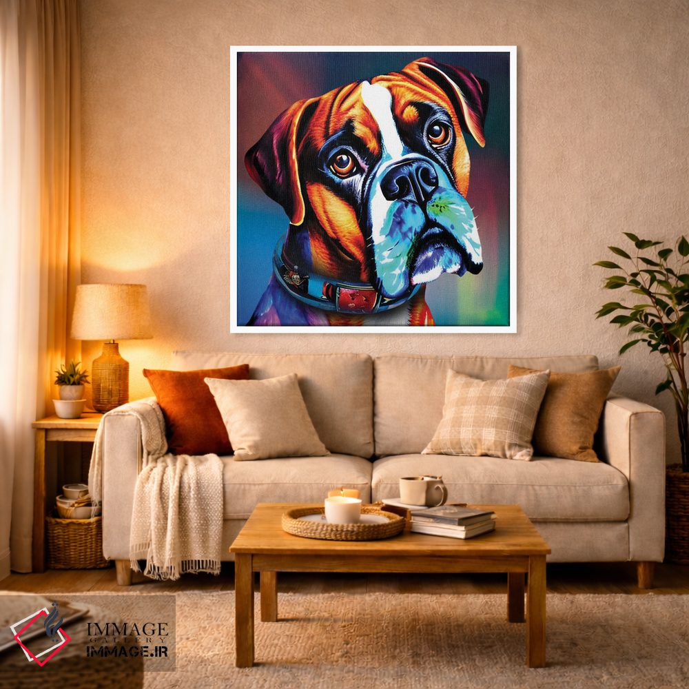 تابلو دکوراتیو "نقاشی بوکسور" اثر مارک اشکنازی - D3W