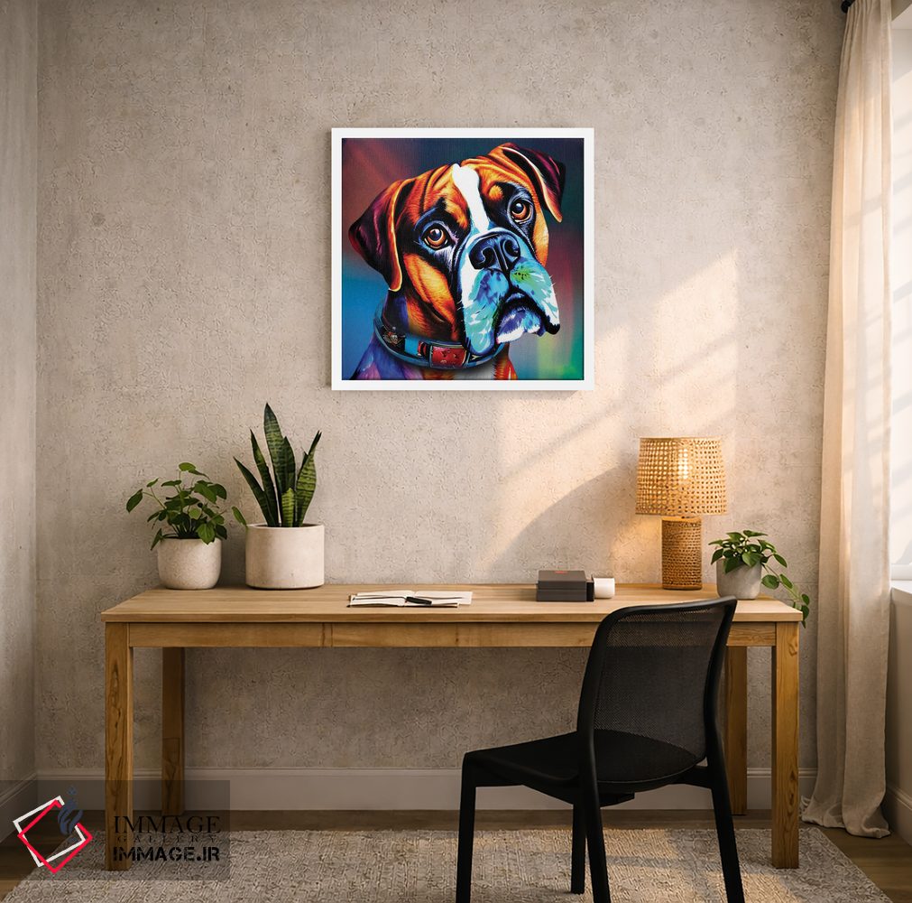 تابلو دکوراتیو "نقاشی بوکسور" اثر مارک اشکنازی - D4W