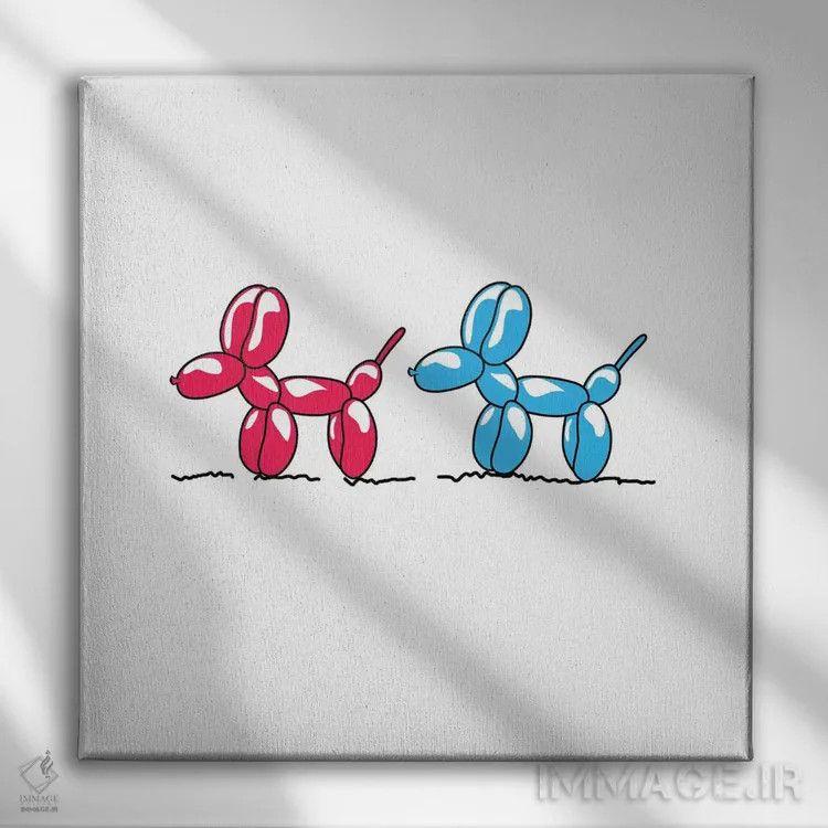 تابلو دکوراتیو "پیچیده است" اثر مارک اشکنازی - نمای روبهرو روی دیوار