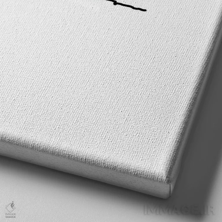 تابلو دکوراتیو "پیچیده است" اثر مارک اشکنازی - نمای نزدیک بافت بوم