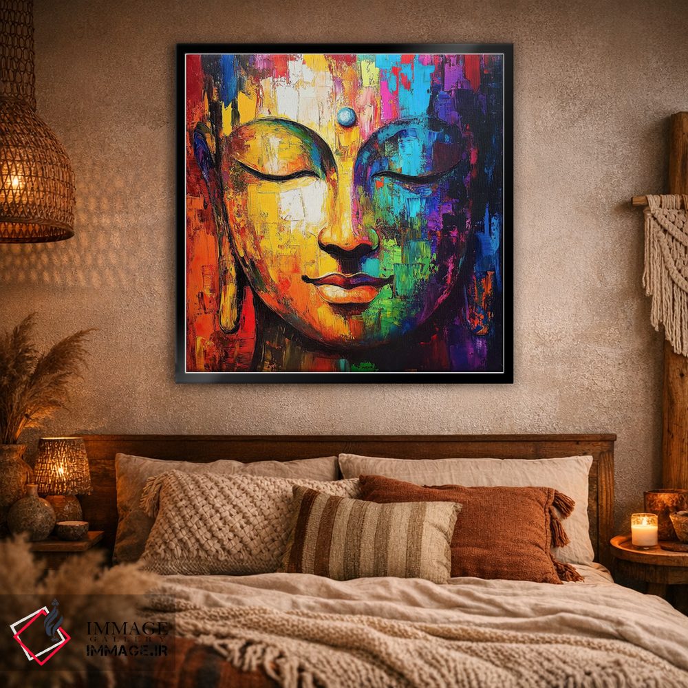 تابلو دکوراتیو "حالت بودا" اثر مارک اشکنازی - D2B
