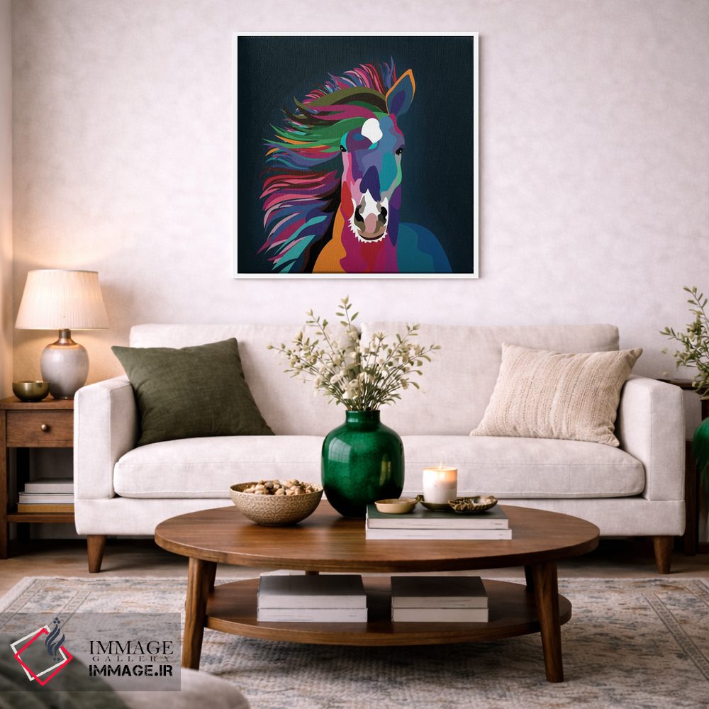 تابلو دکوراتیو "اسب" اثر مارک اشکنازی - D3W