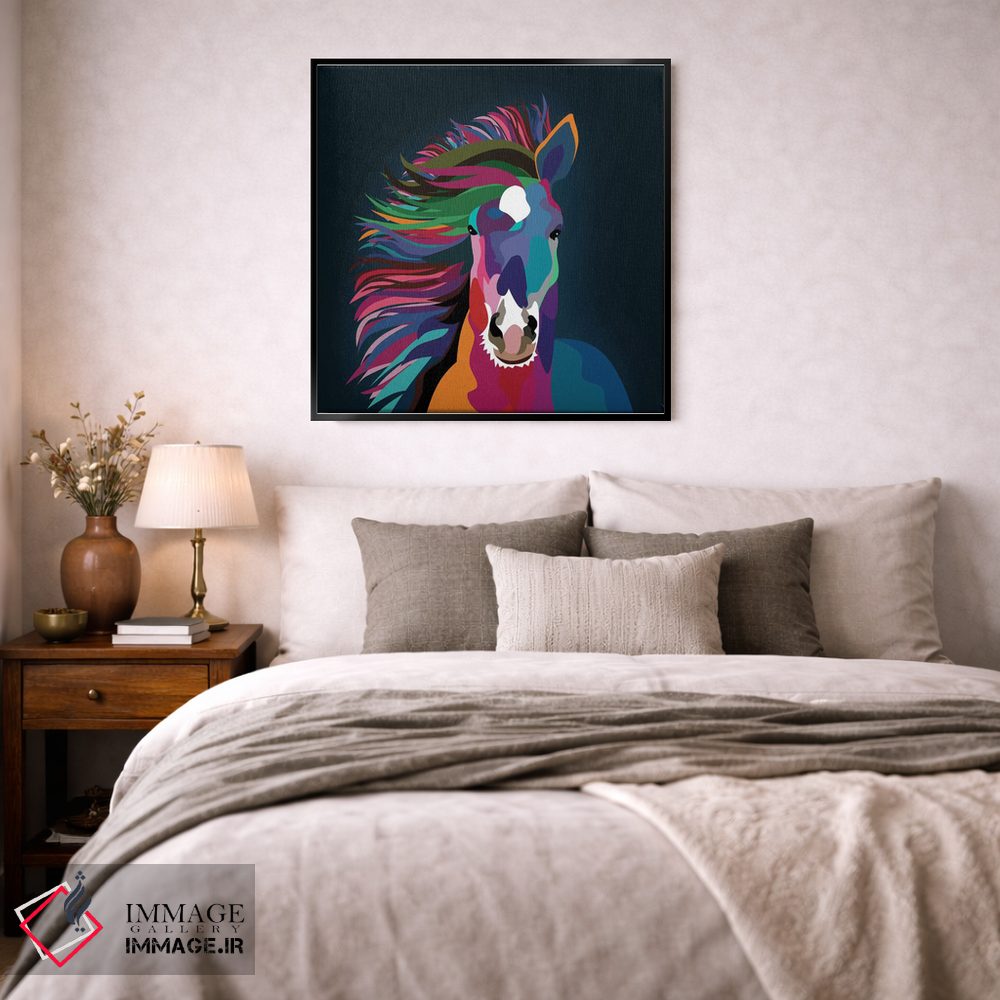 تابلو دکوراتیو "اسب" اثر مارک اشکنازی - D4B