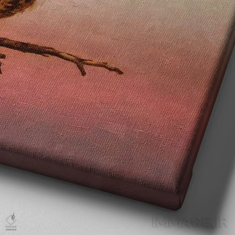 تابلو دکوراتیو به سوی شب اثر مارک مک کنا - نمای نزدیک بافت بوم