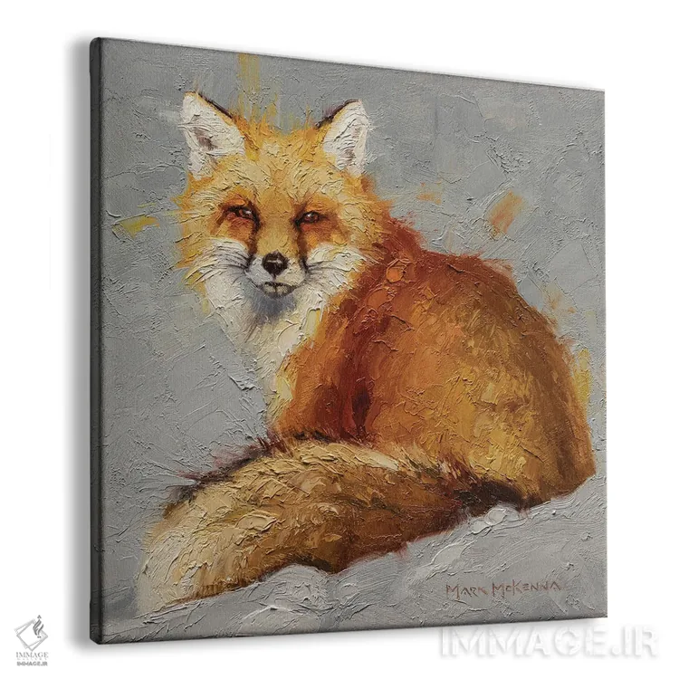 تابلو دکوراتیو آن نگاه اثر مارک مک کنا - نمای پرسپکتیو محصول