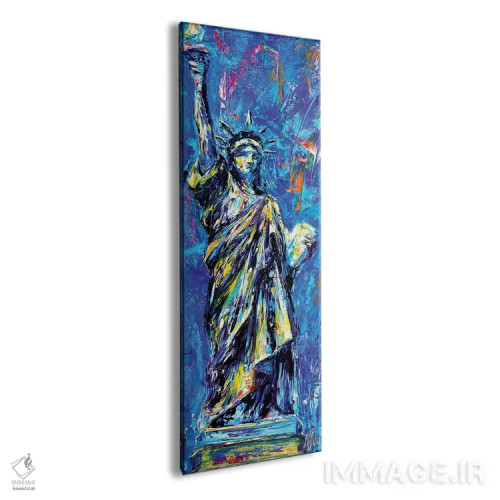 تابلو دکوراتیو تندیس آزادی اثر ناتاشا میلیوس - نمای پرسپکتیو محصول