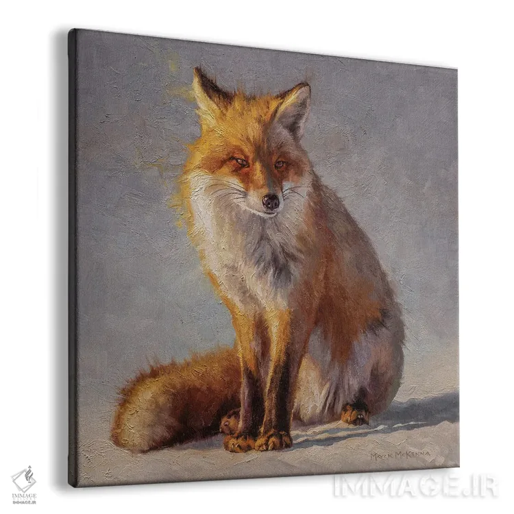 تابلو دکوراتیو مرد این ساعت اثر مارک مک کنا - نمای پرسپکتیو محصول