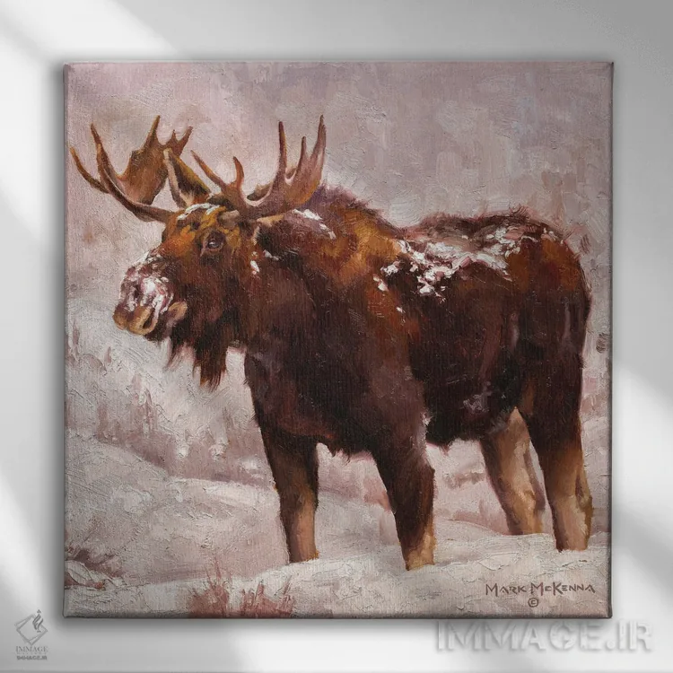 تابلو دکوراتیو پایدار و مقاوم اثر مارک مک کنا - نمای روبهرو روی دیوار