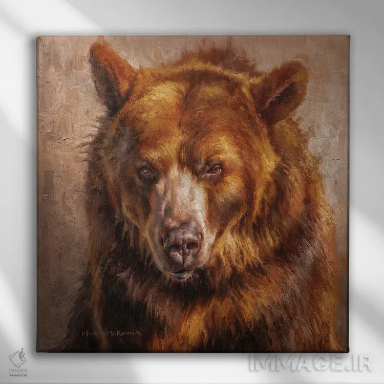 تابلو دکوراتیو آدم قانون شکن اثر مارک مک کنا - نمای روبهرو روی دیوار