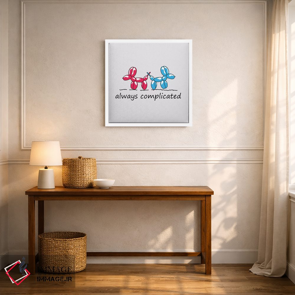 تابلو دکوراتیو "همیشه پیچیده" اثر مارک اشکنازی - D6W
