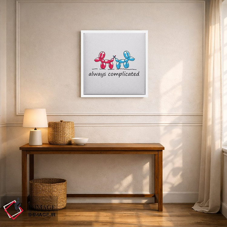تابلو دکوراتیو "همیشه پیچیده" اثر مارک اشکنازی - D6W