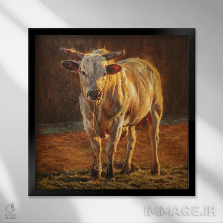 تابلو دکوراتیو طلای رودئو اثر مارک مک کنا - نمای قابدار مشکی