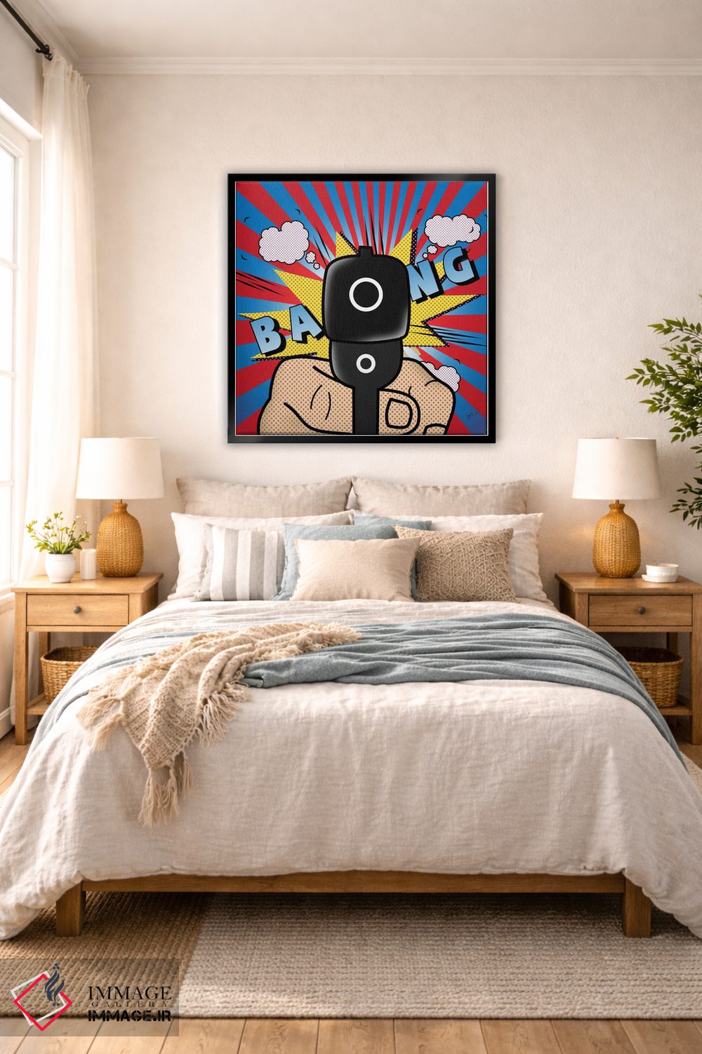 تابلو دکوراتیو "بنگ بنگ" اثر مارک اشکنازی - D6B