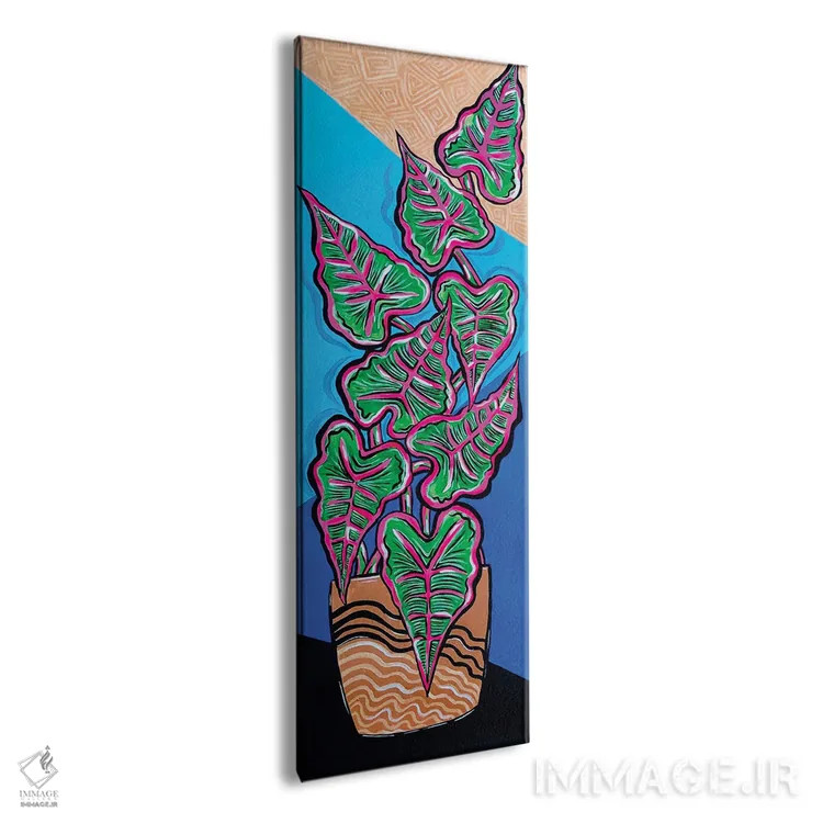 تابلو دکوراتیو دختر قدبلند اثر نیکولتا پینتس - نمای پرسپکتیو محصول