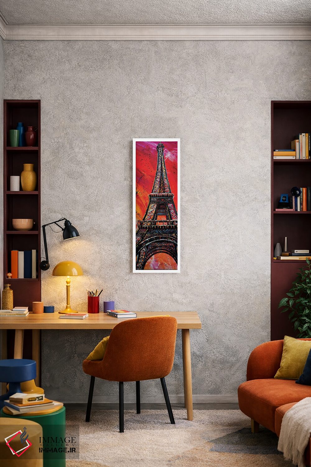 تابلو دکوراتیو برج ایفل اثر ناتاشا میلیوس - D4W