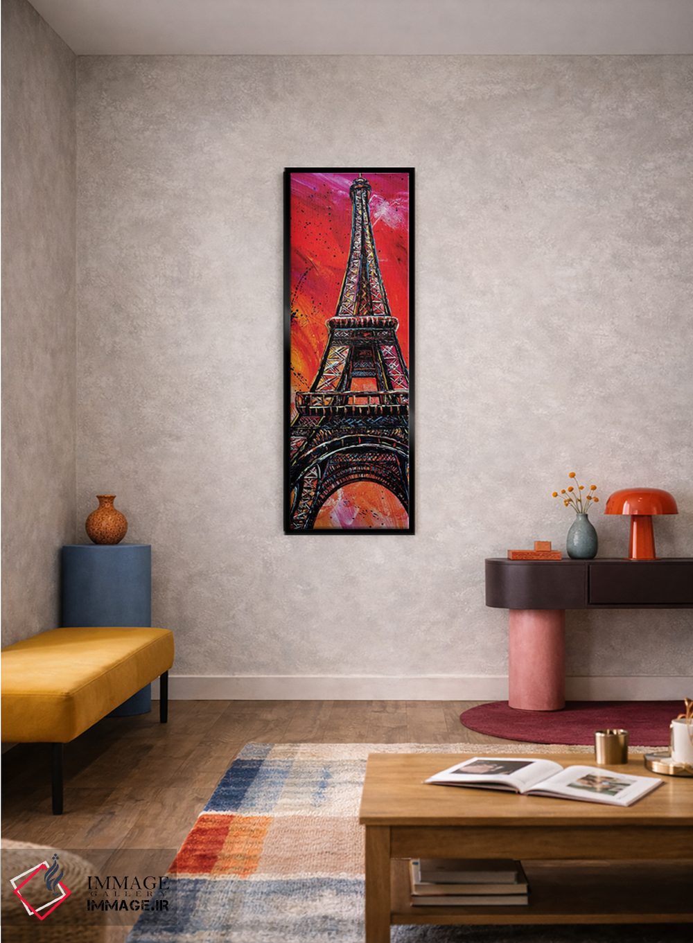 تابلو دکوراتیو برج ایفل اثر ناتاشا میلیوس - D5B