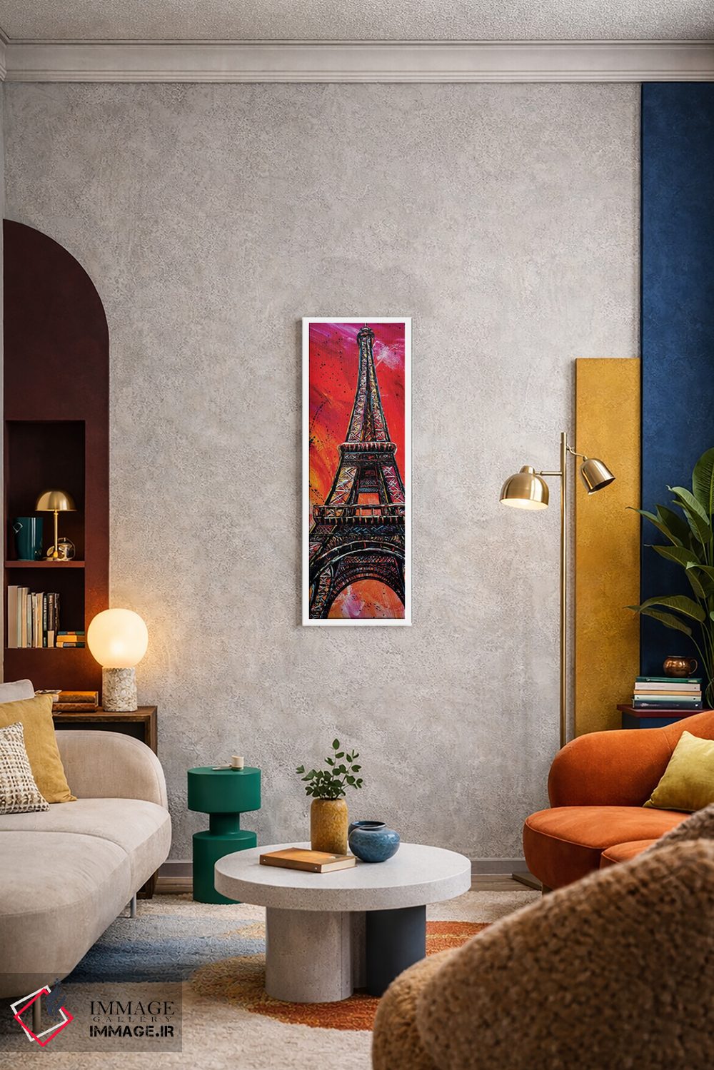 تابلو دکوراتیو برج ایفل اثر ناتاشا میلیوس - D6W