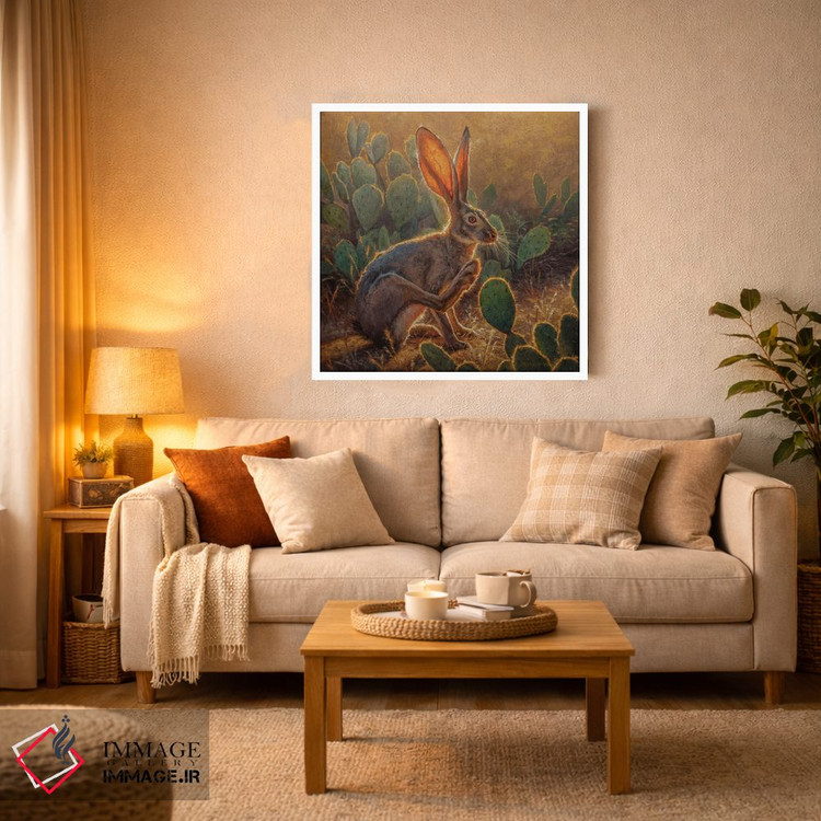 تابلو دکوراتیو جک کاکتوس اثر مارک مک کنا - D3W